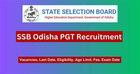 Ssb Odisha Pgt Recruitment 2024 Registration Opens For 1 061 Posts Ssb Odisha Pgt Recruitment 2024 Registration Opens For 1 061 Posts