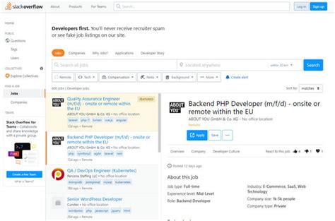 Stack Overflow Careers