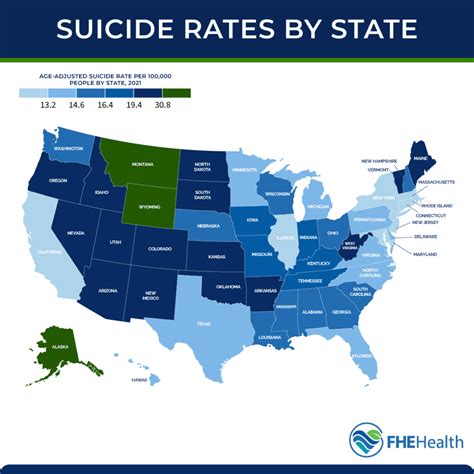 Suicide Rates By State A Look At Trends Fhe Health Suicide Rates By State A Look At Trends Fhe Health