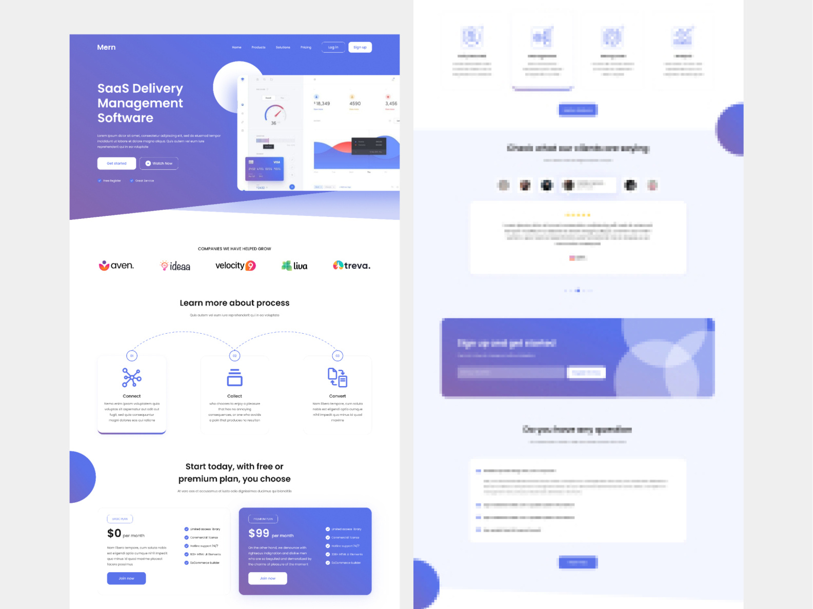 Talentify A Saas Pltform Landing Page Figma Talentify A Saas Pltform Landing Page Figma