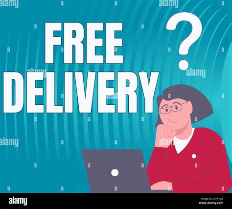 Text Caption Presenting Free Delivery Concept Meaning Shipping Package