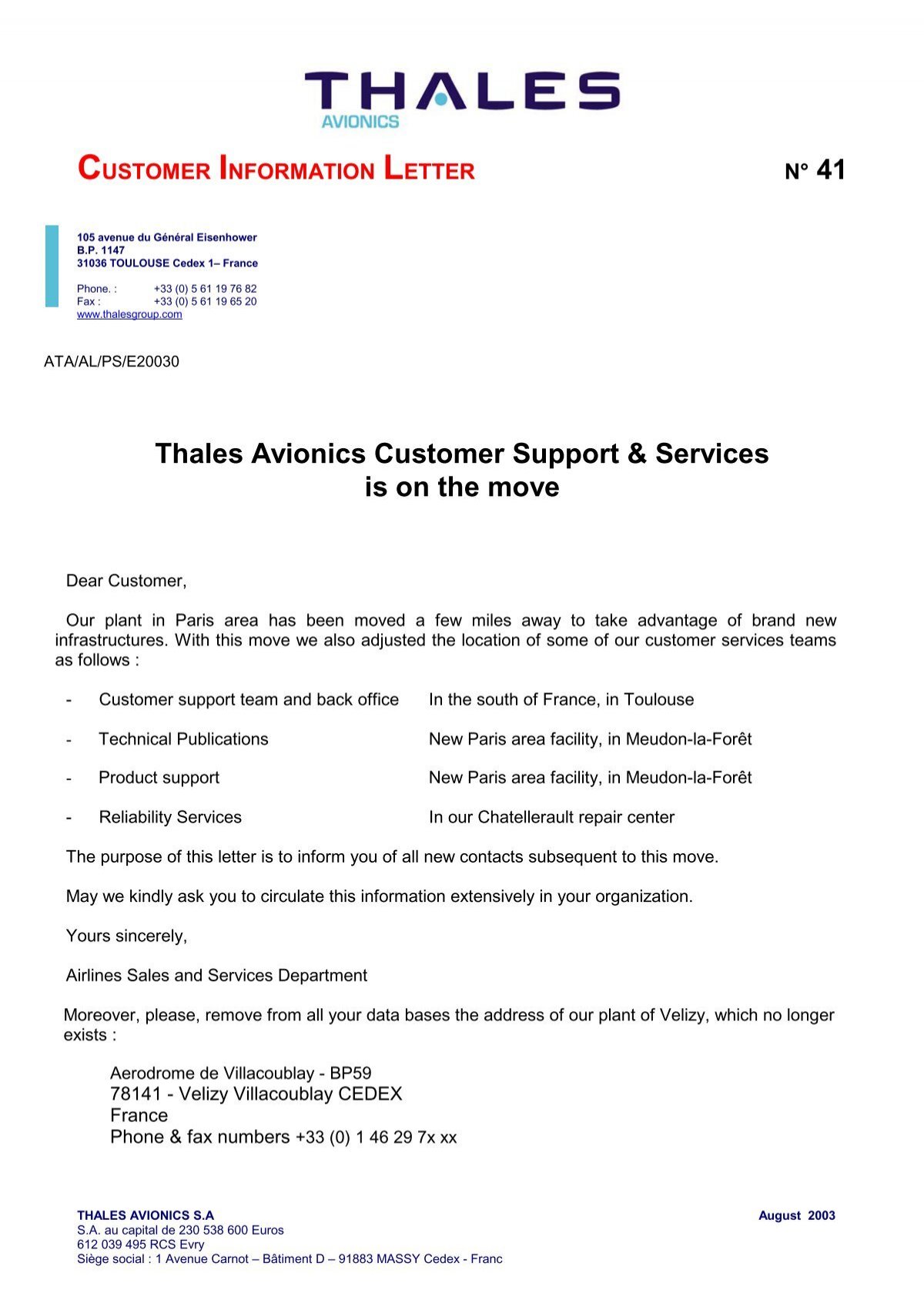 Thales Avionics Careers