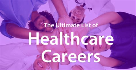 The Ultimate List Of Healthcare Medical Careers Rosanne Job Career Life The Ultimate List Of Healthcare Medical Careers Rosanne Job Career Life