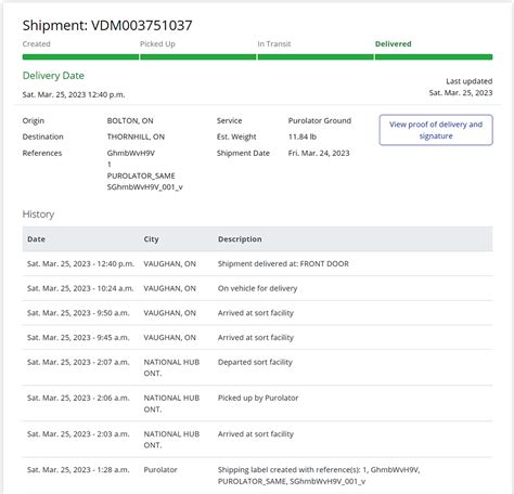 Track Purolator