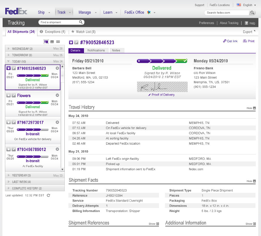Tracking Fedex Tracking Fedex