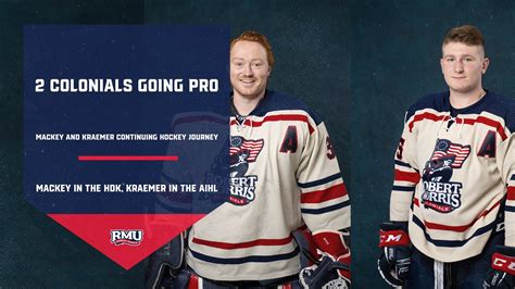 Two Colonials Continue To The Pros Robert Morris University Club Sports Two Colonials Continue To The Pros Robert Morris University Club Sports