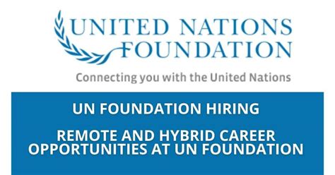Un Foundation Careers