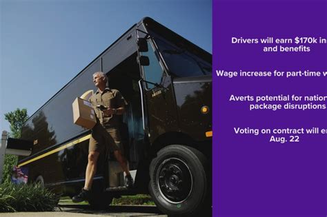 Ups Full Time Drivers Will Earn 170K A Year Annually In Pay And