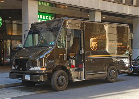 Ups Van Squinty Eyed Ups Truck In Manhattan Are Those Bui Flickr