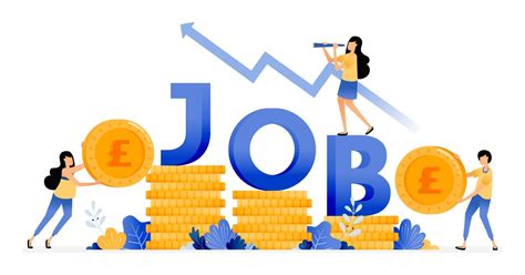 Vector Design Of Increase In Number Of Workers In Financial Sector Vector Design Of Increase In Number Of Workers In Financial Sector