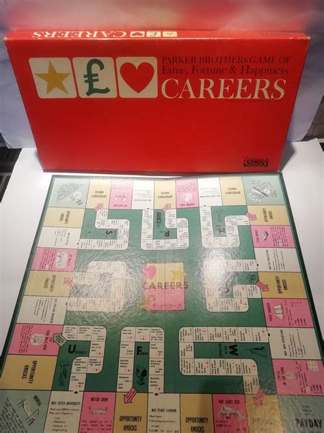 Vintage Careers Board Game 1965 Careers Game By Parker Brothers Vintage Careers Board Game 1965 Careers Game By Parker Brothers