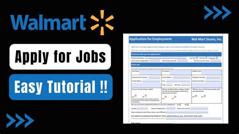 Walmart Careers Job Application Online