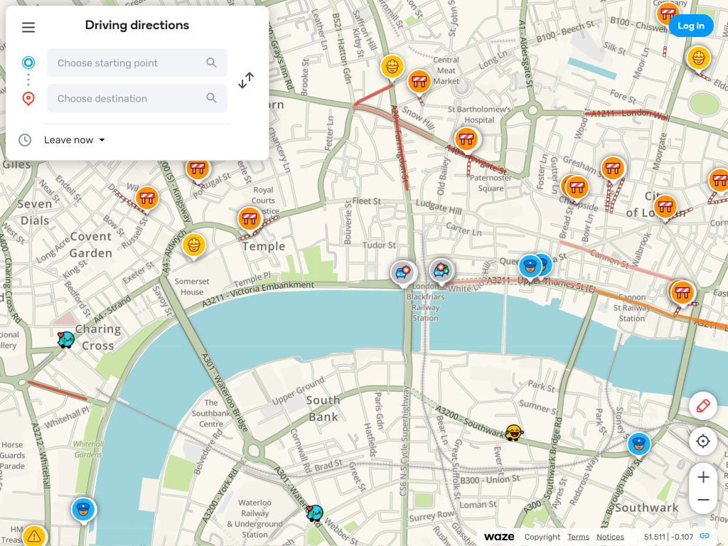 Waze Journey Planner