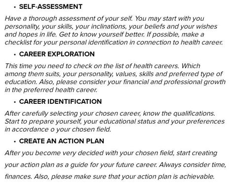 What Are The Components And Step In Making Health Career Plan Brainly Ph What Are The Components And Step In Making Health Career Plan Brainly Ph
