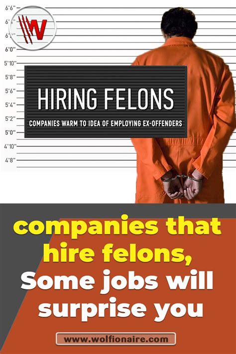 What Jobs Don't Hire Felons