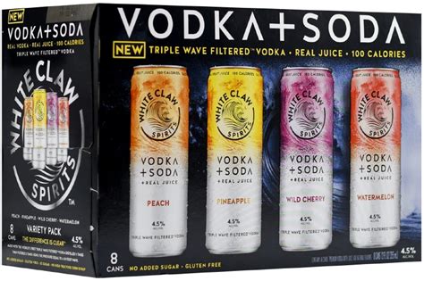 White Claw Vodka Soda Variety Pack 8Pk 12Oz Can Legacy Wine And Spirits