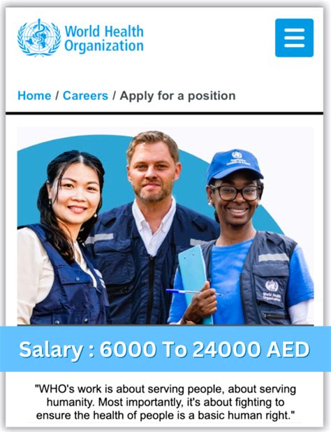 World Health Organization Careers 2024 Walk In Interview Started