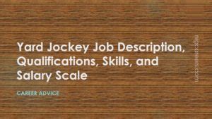 Yard Jockey Careers