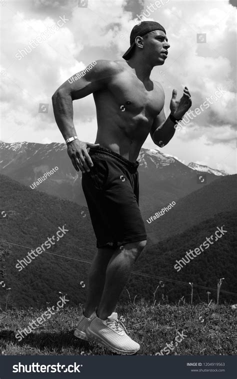 Young Fitness Trainer Naked Tanned Torso Stock Photo 1204919563 Young Fitness Trainer Naked Tanned Torso Stock Photo 1204919563